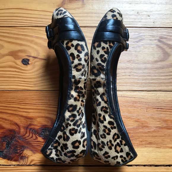Franco Sarto Animal Hair Buckle Flats, EUC, 6.5M - Picture 6 of 11
